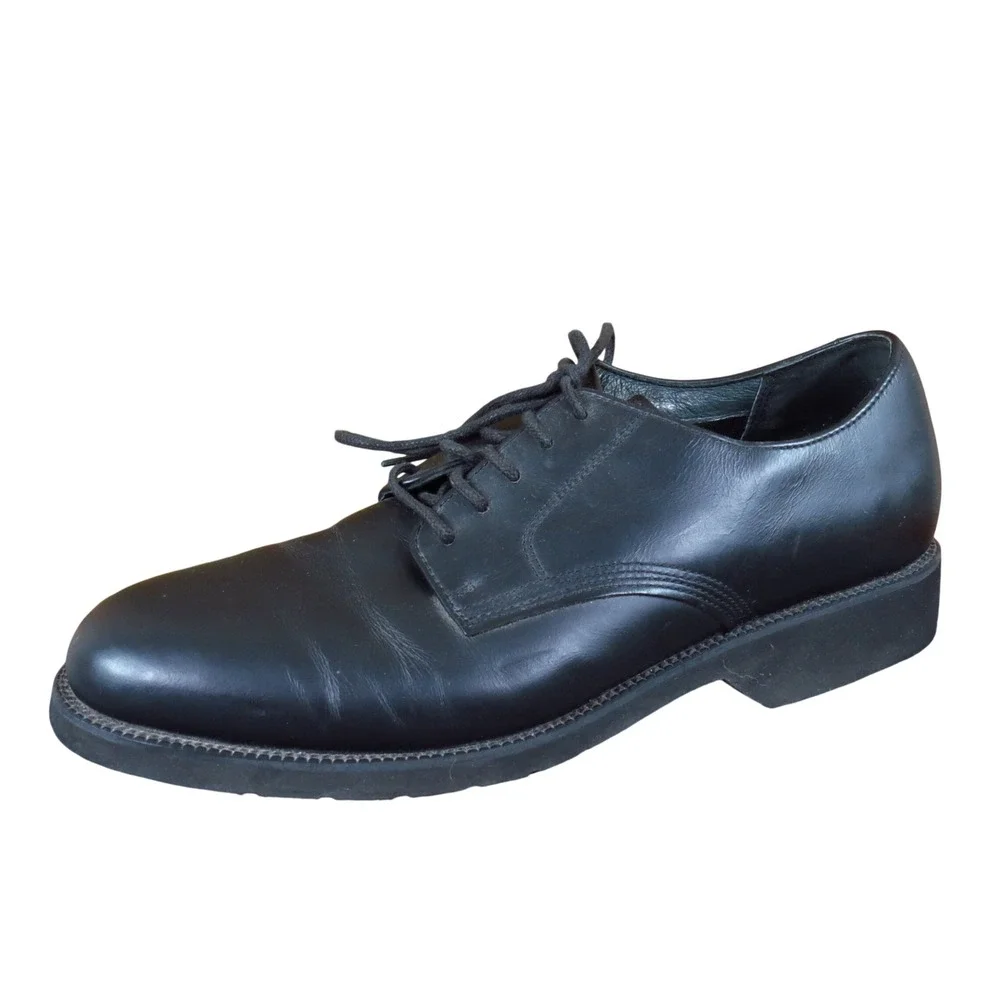 Rockport APM72481 Mens Waterproof Derby Shoes Sz 9.5 M Work Dress Black Leather